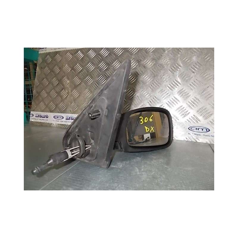 Specchietto retrovisore Dx meccanico 01842 Peugeot 306 1992-2002 rosso - Specchietto retrovisore - 1