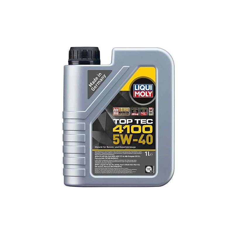 LIQUI MOLY 9510 olio motore 5W40 Top Tec 4100 1L - Olio motore - 1