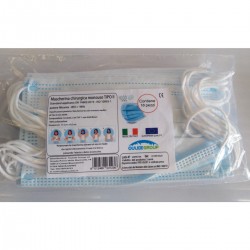 10 Mascherine Chirurgiche Monouso Medico Tipo II - EN 14683:2019 - ISO 10993-1 - Mascherine - 2