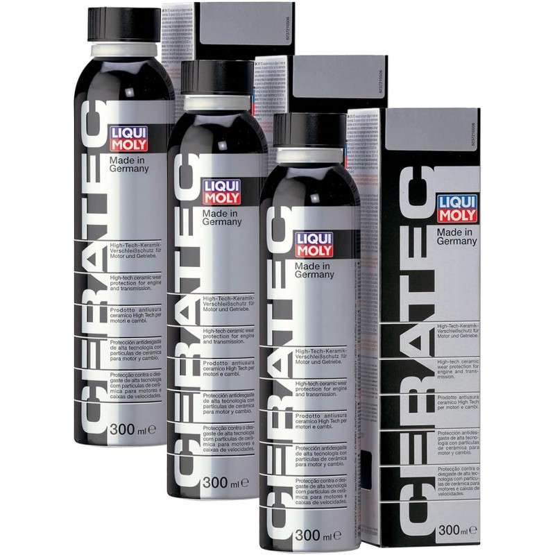 KIT 3 Ceratec LIQUI MOLY 3721 antiusura attrito ceramico per motori e cambi 300ML - Additivo - 1