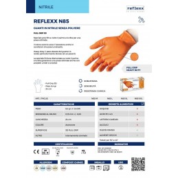 Guanti in nitrile alto spessore REFLEXX N85 Full Grip 50 PEZZI - Guanti - 4