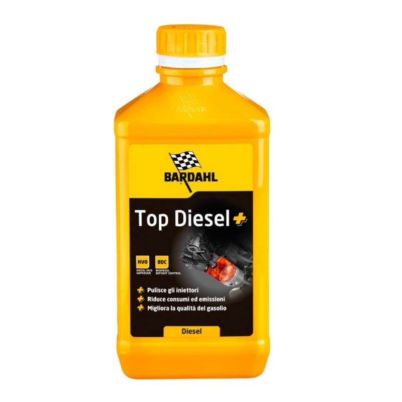 Bardahl 120039 Top Diesel Plus Additivo Pulisci Iniettori Gasolio 1 LT - Additivo - 1