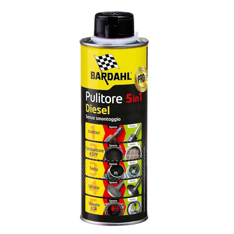 Bardahl Pulitore 5 in 1 Diesel 166031 Additivo Auto EGR Filtro DPF FAP 500 ML - Additivo - 1 Bardahl Pulitore 5 in 1 Diesel 166031 Additivo Auto EGR Filtro DPF FAP 500 ML - Additivo - 1