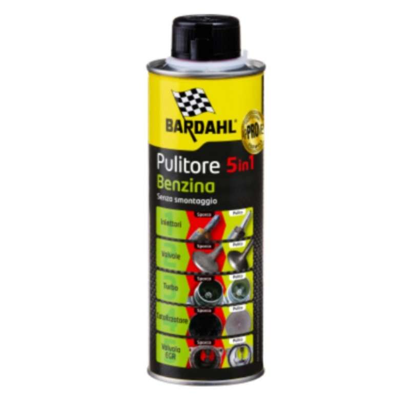 Bardahl 167031 Pulitore 5 In 1 Benzina Per Iniettori Valvole Turbo Catalizzatore Egr 500 ML - Additivo - 1