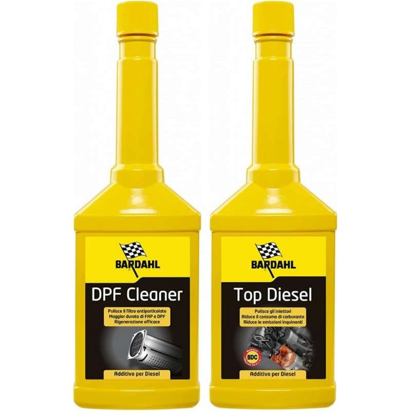KIT Bardahl 2 Additivo per Gasolio Dpf Cleaner e Top Diesel 250 ML - Additivo - 1