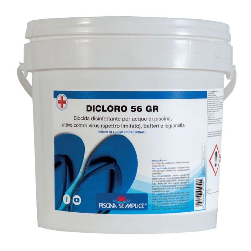 DICLORO 56 Gr Lapi PS1515005 5Kg prolunga la durata del cloro - Cloro - 1
