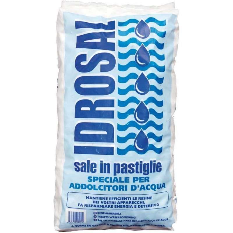 Sale alimentare in pastiglie IDROSAL 25 KG per addolcitori depuratori - Sale - 1
