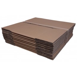 Scatole cartone a doppia onda 24x24xh21 cm. Pack 10 pezzi - Materiale imballaggio - 2