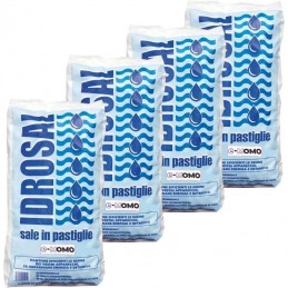 4 sacchi Sale alimentare in pastiglie IDROSAL 25 KG per addolcitori depuratori - Sale - 1