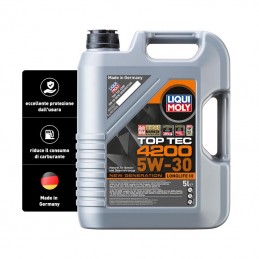 LIQUI MOLY 8972 olio motore 5W30 Top Tec 4200 5L - Olio motore - 1