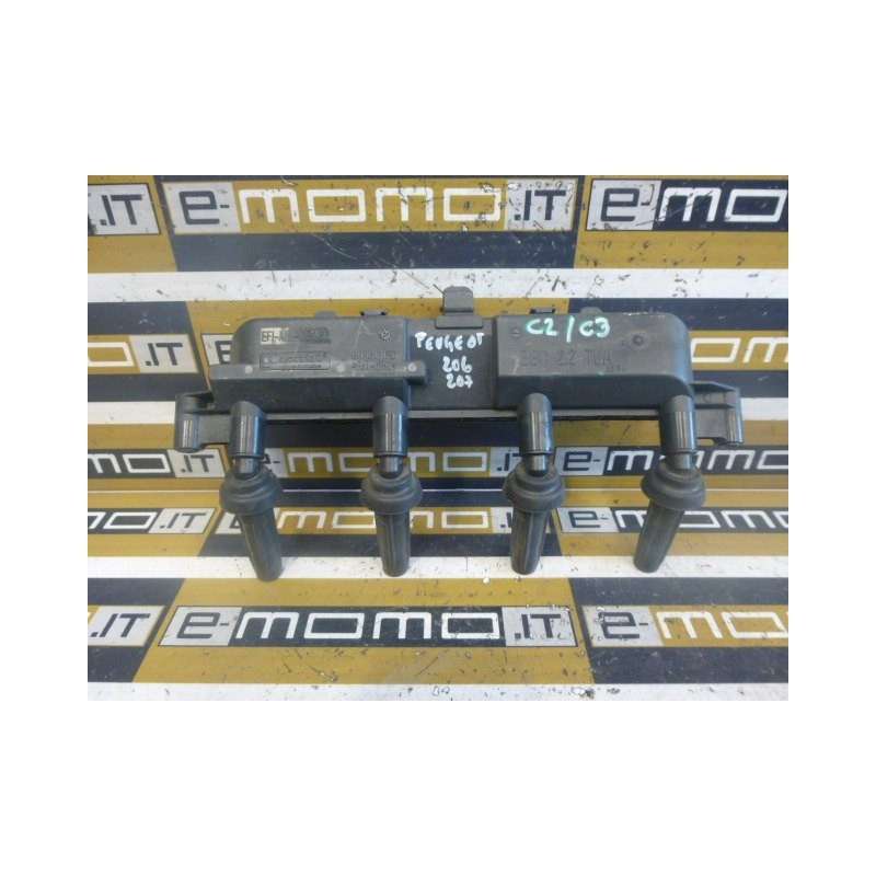 Bobina accensione BBC22TUA Peugeot 206 - 207 Citroen C2 - C3 benzina - Bobina - 1 Bobina accensione BBC22TUA Peugeot 206 - 207 Citroen C2 - C3 benzina - Bobina - 1