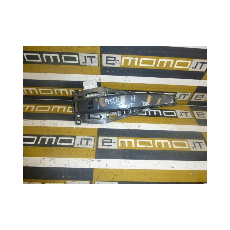 Maniglia esterna post.Dx. Opel Astra H completa di supporto - Maniglia - 1