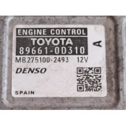 Centralina motore 896610D310 Toyota Yaris II 1.3 2005-2013 - Centralina - 2