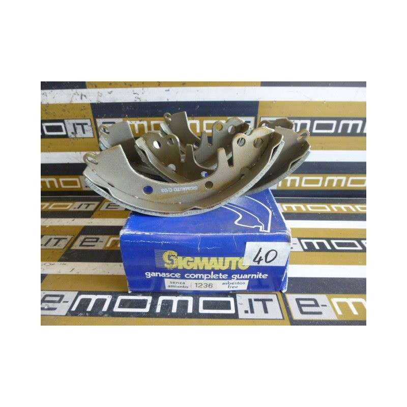 Ganasce freno post. 1236 Hyunday Pony Mitsubishi Lancer I Benz. 74-89 nuove in scatola - Ganasce freno - 1 Ganasce freno post. 1236 Hyunday Pony Mitsubishi Lancer I Benz. 74-89 nuove in scatola - Ganasce freno - 1