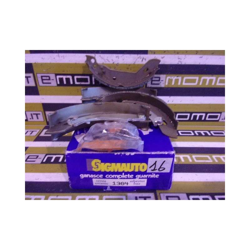 Ganasce freno post. 1304 Peugeot 205 309 Renault 11 18 19 Clio Super 5 B/D 78-97 nuove in scatola - Ganasce freno - 1
