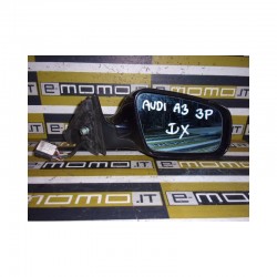 Specchietto retrovisore elettrico Dx 010594 Audi A3 96-03 2 pin Blu - Specchietto retrovisore - 1
