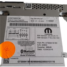 Autoradio navigatore satellitare bluetooth 735641818 Fiat Tipo 1.6 multijet Mk 356 357 358 2015- in poi - Autoradio - 2