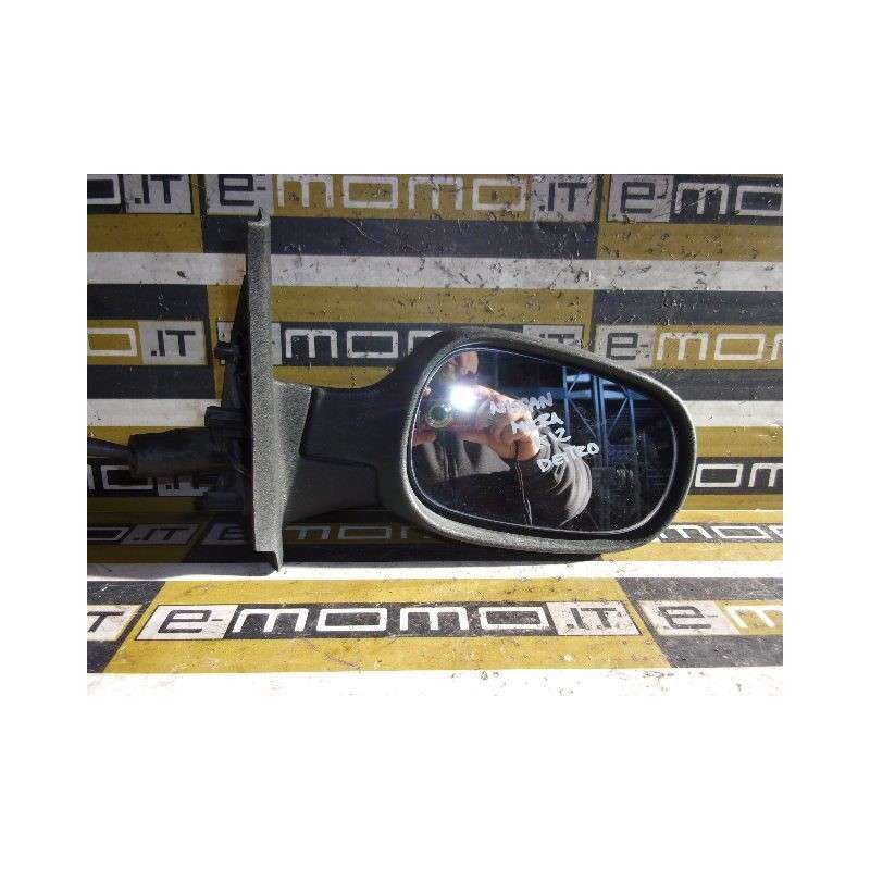 Specchietto retrovisore Dx 12373010 Nissan Micra K12 manuale nero - Specchietto retrovisore - 1 Specchietto retrovisore Dx 12373010 Nissan Micra K12 manuale nero - Specchietto retrovisore - 1