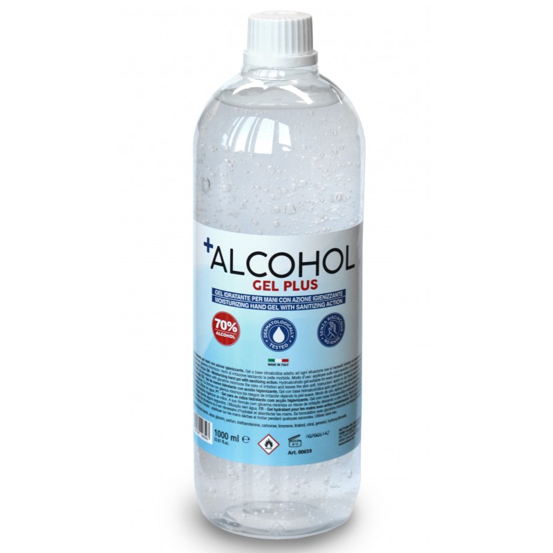 Alcool gel idratante per mani Nettuno 00659 ALCOOL GEL PLUS con tappo 1000 ML - Alcool gel - 1 Alcool gel idratante per mani Nettuno 00659 ALCOOL GEL PLUS con tappo 1000 ML - Alcool gel - 1