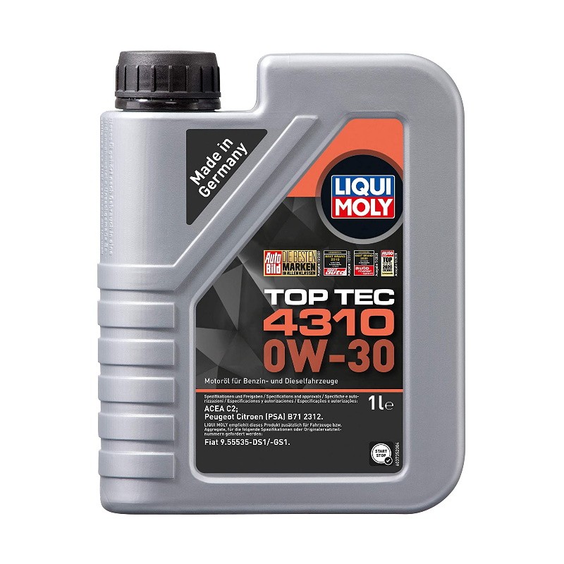 LIQUI MOLY 2361 olio motore 0W30 Top Tec 4310 1L - Olio motore - 1