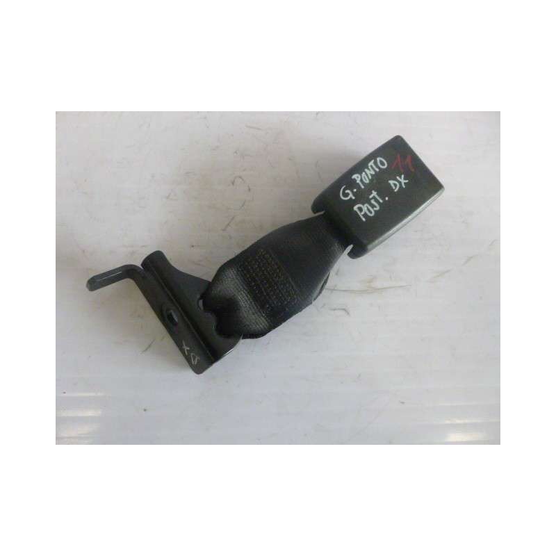 Gancio cintura di sicurezza post.Dx.735584394 Fiat Grande Punto 199 - Cintura di sicurezza - 1