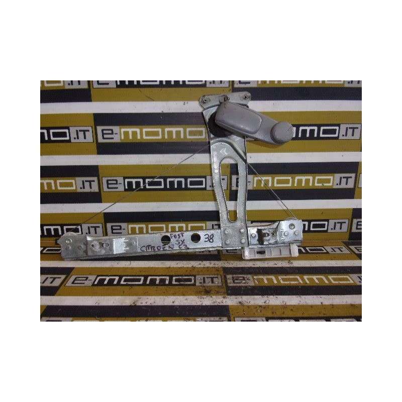 Alzavetro posteriore sinistro 9639817480 Citroen C3 2002-2010 - Alzavetro - 1