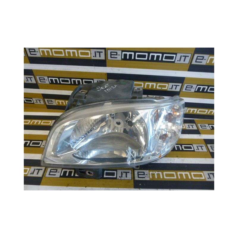 Proiettore Sx. Seat Ibiza 99-01 singola parabola Valeo - Illuminazione - 1