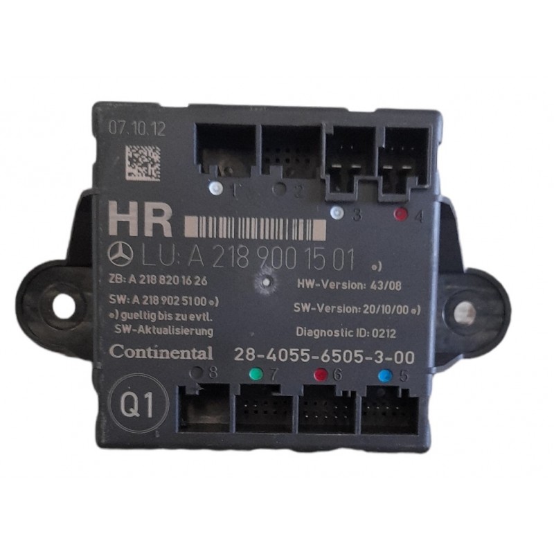 Centralina porta posteriore destra A2189001501 Mercedes Classe E W212 2009-2012 - Centralina - 1