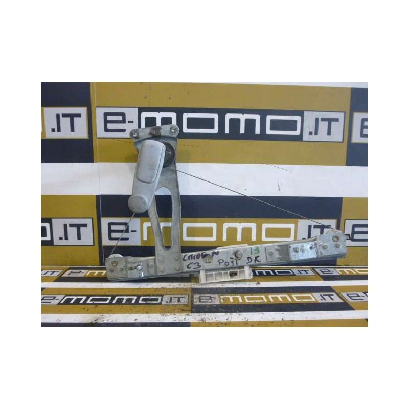 Alzavetro Dx cod. 9639817380 Citroen C3 manuale 2002 - 2005 - Alzavetro - 1