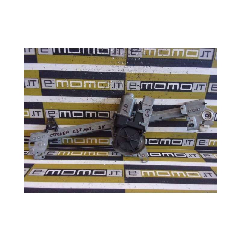 Alzavetro ant. Dx 402214B 100618F Citroen C3 I 6 pin elettrico - Alzavetro - 1 Alzavetro ant. Dx 402214B 100618F Citroen C3 I 6 pin elettrico - Alzavetro - 1
