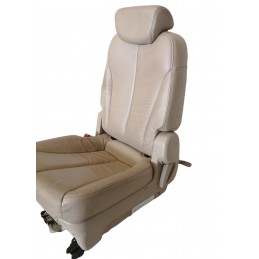 Sedile seconda fila sinistro Kia Carnival 2006-2014 in pelle beige - Sedili/Tappezzeria - 2 Sedile seconda fila sinistro Kia Carnival 2006-2014 in pelle beige - Sedili/Tappezzeria - 2