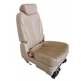 Sedile seconda fila sinistro Kia Carnival 2006-2014 in pelle beige - Sedili/Tappezzeria - 3 Sedile seconda fila sinistro Kia Carnival 2006-2014 in pelle beige - Sedili/Tappezzeria - 3