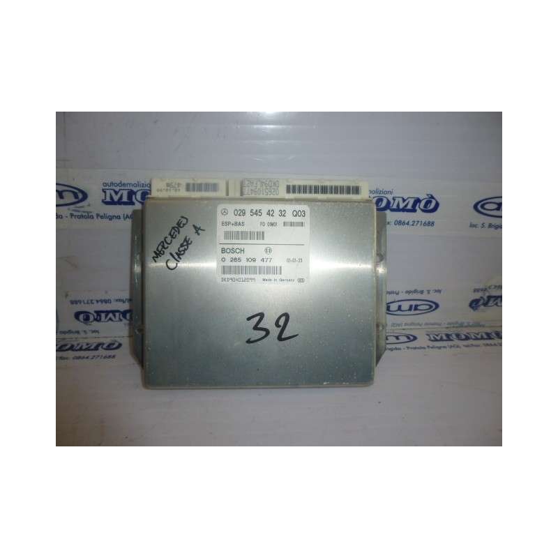 Centralina ESP 0265109477 - 0295454232 Mercedes Classe A W168 1997 - 2004