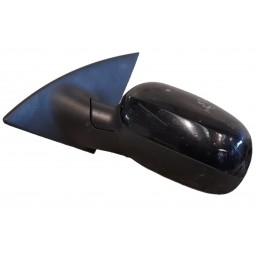 Specchietto retrovisore anteriore sinistro manuale Opel Corsa C 2000-2006 nero - Specchietto retrovisore - 2
