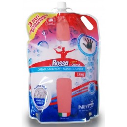 Crema lavamani Nettuno 00787 T-Bag ricarica LA ROSSA IN CREMA 3000 ML - Crema lavamani - 1