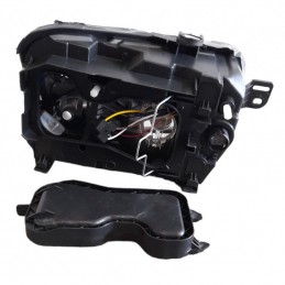 Coppia proiettori fari anteriore Fiat Panda 2003-2013 attacco giallo bianco unificato - Proiettore anteriore - 5