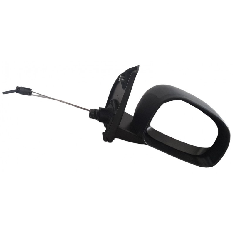 Specchietto Retrovisore Esterno Destro Per Fiat Panda 2012-2022 - Meccanico, Lato Passeggero, Calotta Nera