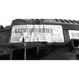 Quadro strumenti contachilometri A2049004008 Mercedes Classe C W204 2007-2015 - Quadro contachilometri - 3 Quadro strumenti contachilometri A2049004008 Mercedes Classe C W204 2007-2015 - Quadro contachilometri - 3