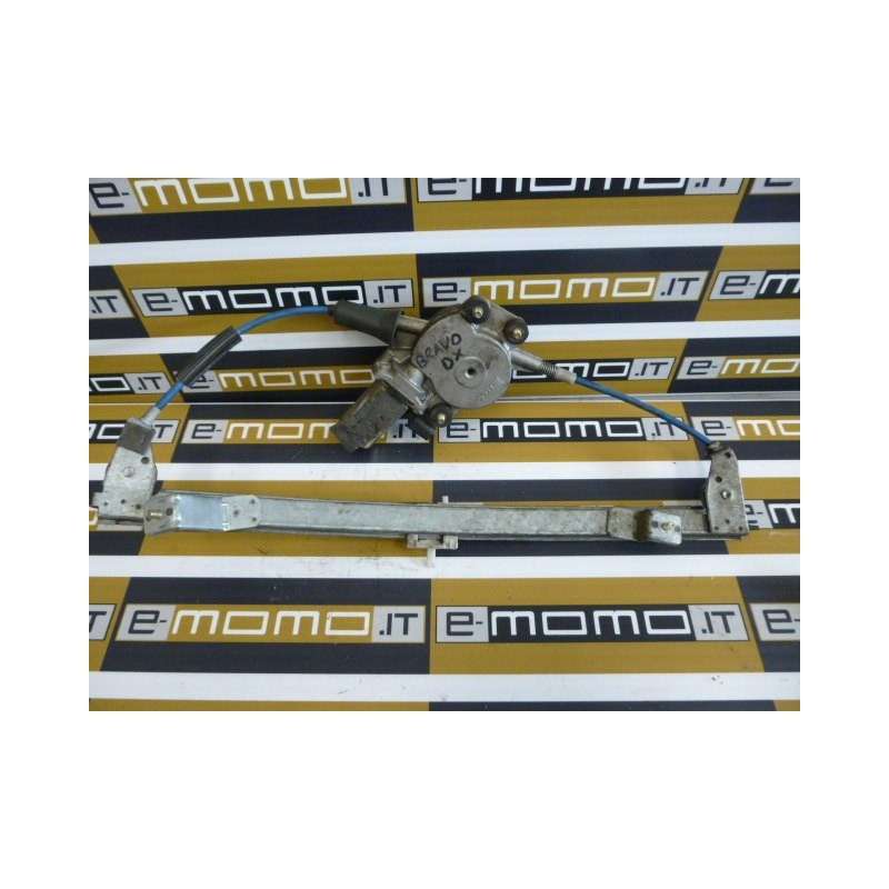 Alzavetro Dx Fiat Bravo 95-02 completo - Alzavetro - 1