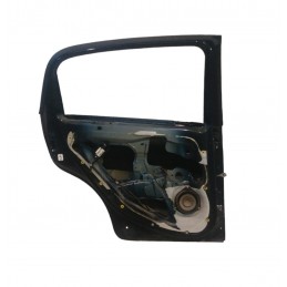 Porta posteriore sinistra Fiat Grande Punto 2006-2015 colore blu scuro - Portiera - 2