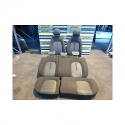 Sedili tappezzeria Fiat Bravo Mk198 5 porte in tessuto grigio chiaro/grigio scuro - Sedili/Tappezzeria - 1