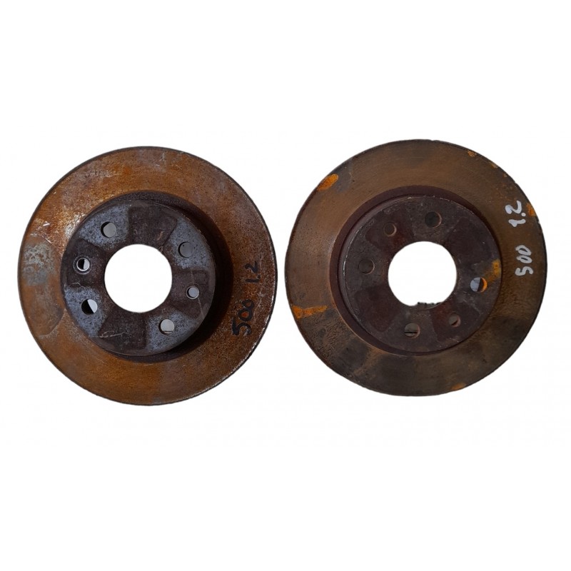 Dischi freno anteriore Fiat 500 1.2 benzina 2006-2015 - Disco freno - 1