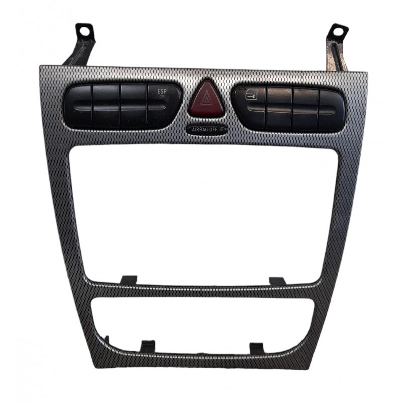 Rivestimento centrale Mercedes Classe C SportCoupe 2000-2008 - Accessori cruscotto - 1