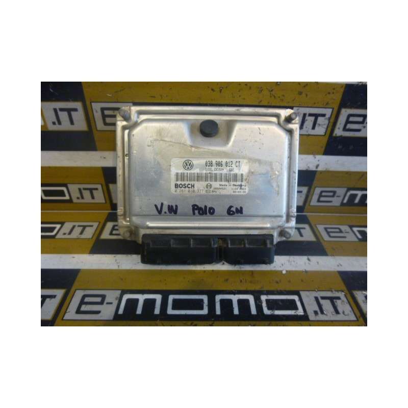 Centralina iniezione 0281010377 038906012CT Volkswagen Polo 1.9 SDi 99-02 - Centralina - 1