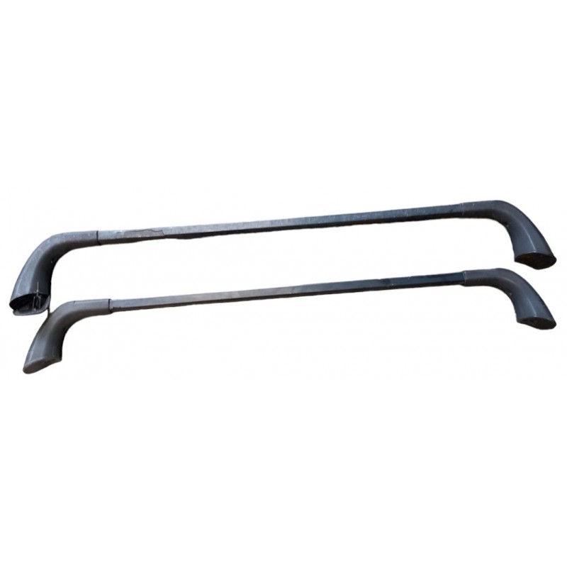 Barres De Toit Pour Fiat Panda 2 (169) 2003-2012 - Modèle FLY Aluminium Gris - Porte-Bagages Voiture (Kit 2 Barres)