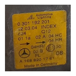 Proiettore anteriore sinistro 0301192201 Mercedes Classe A Mk 168 1997-2004 - Proiettore anteriore - 3