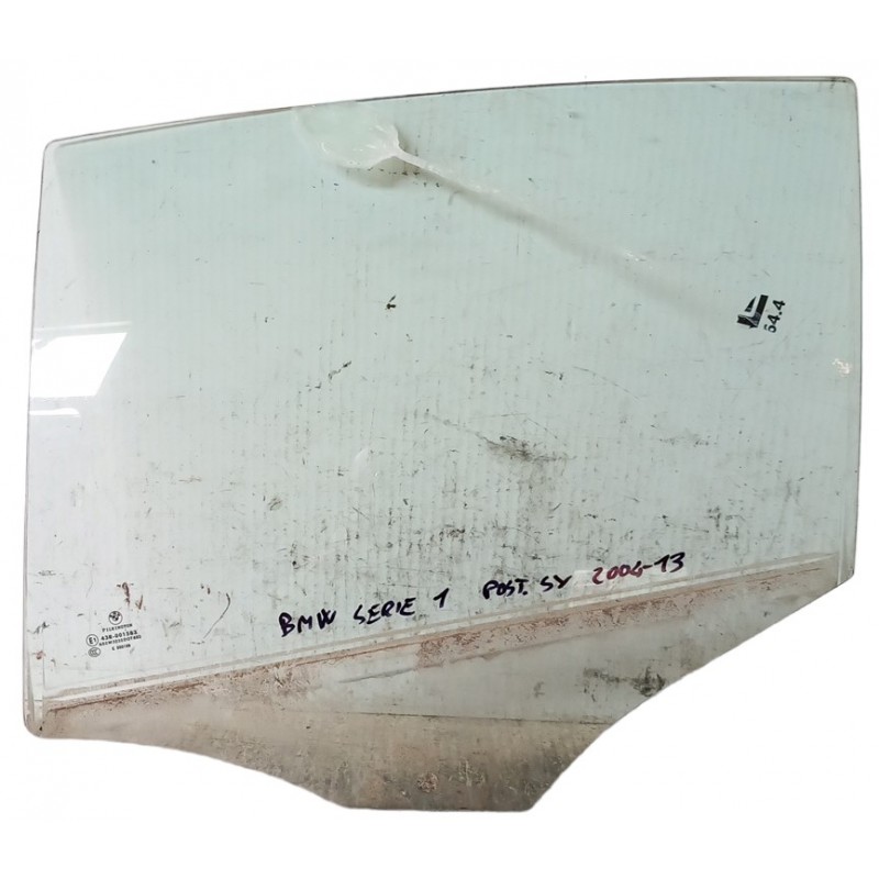 Vetro scendente posteriore sinistro Bmw Serie 1 2004-2013 - Vetro - 1