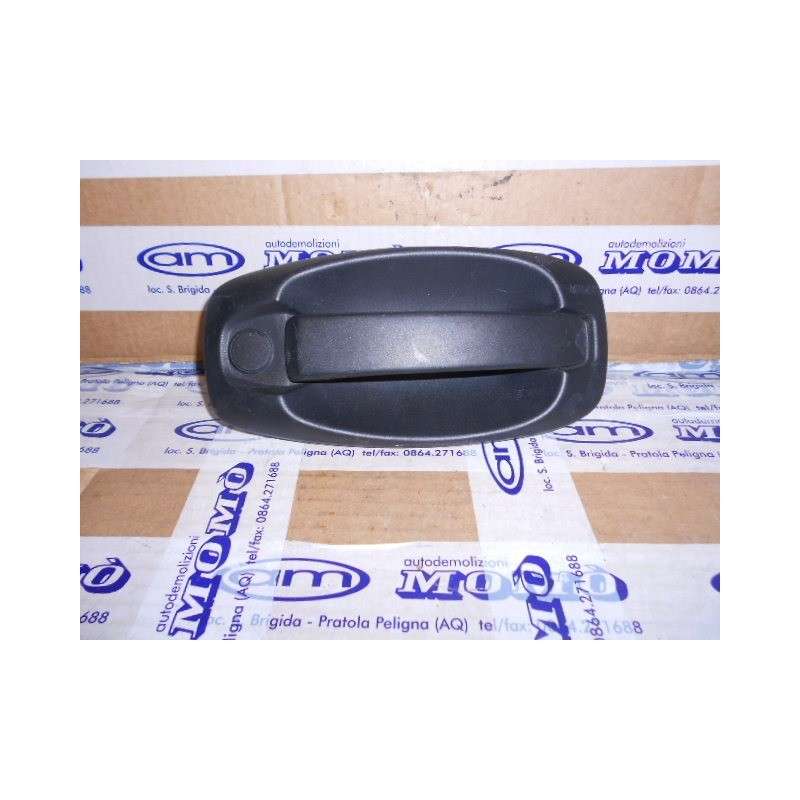 Maniglia esterna Dx Fiat nuovo Fiorno Nera senza primer - Maniglia - 1