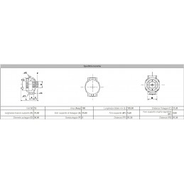 Alternatore AG1548 12V 180 AH Mecedes, Classe C, Classe E, Sprinter, Vito - Alternatore - 4