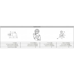 Motorino Avviamento SG0412 12V 1,3 KW Alfa Romeo, Fiat, Lancia, Opel 1.3 MJT - Motorino avviamento - 3